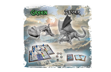 DragonStrike Green&Silver expansion (unpainted dragons)