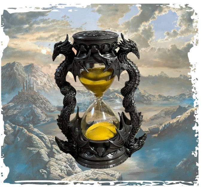 DragonStrike Metal Sand timer – Fighting Hedgehog